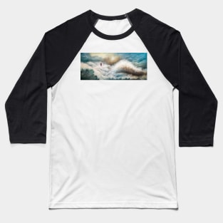 Storm and lighthouse Baseball T-Shirt